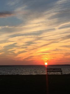 Photo of the Rhode Island sunset courtesy of Carlie Currier