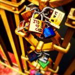 Love locks in Prague--long distance relationships