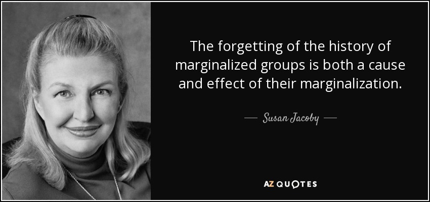 marginalized-- Susan Jacoby